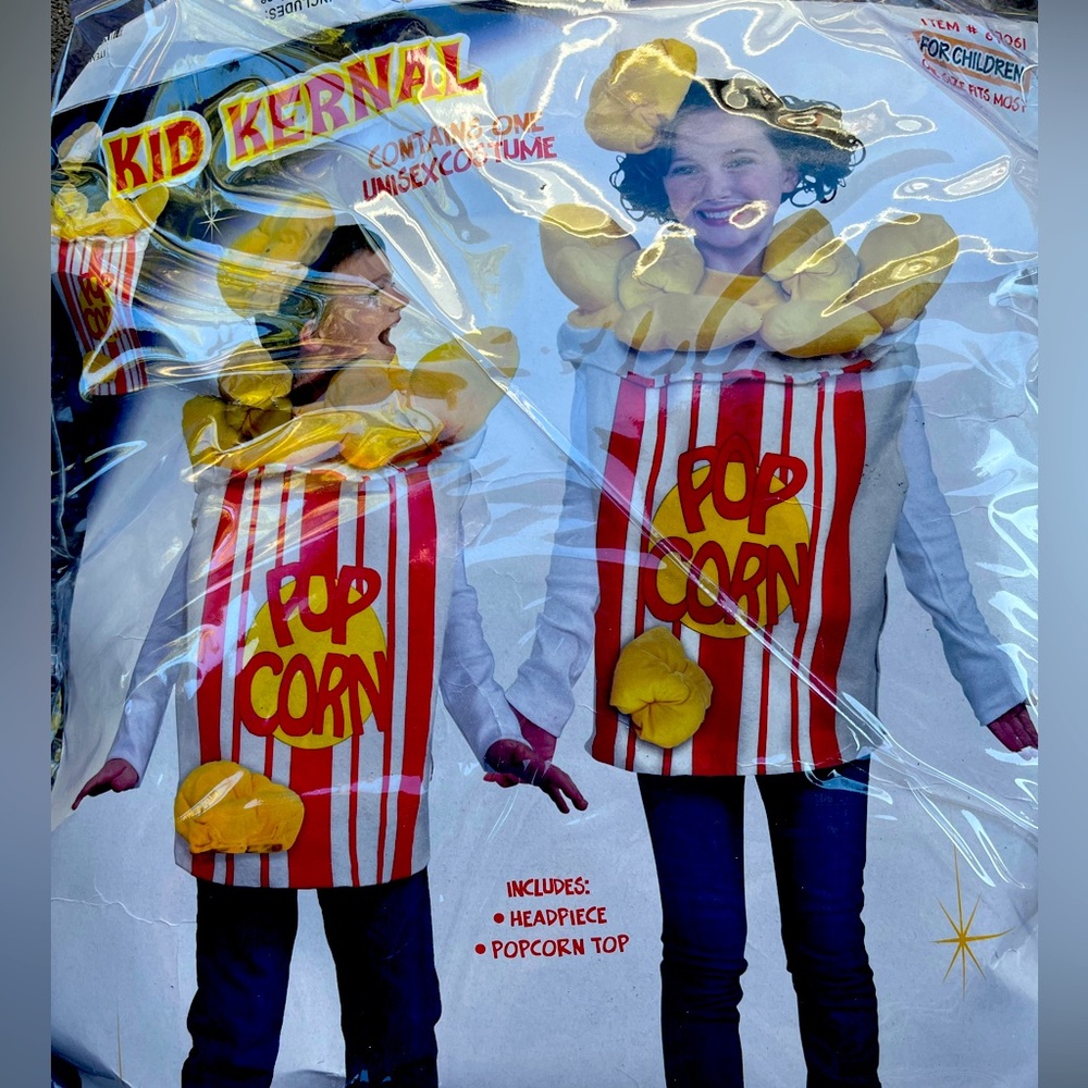Kids popcorn costume